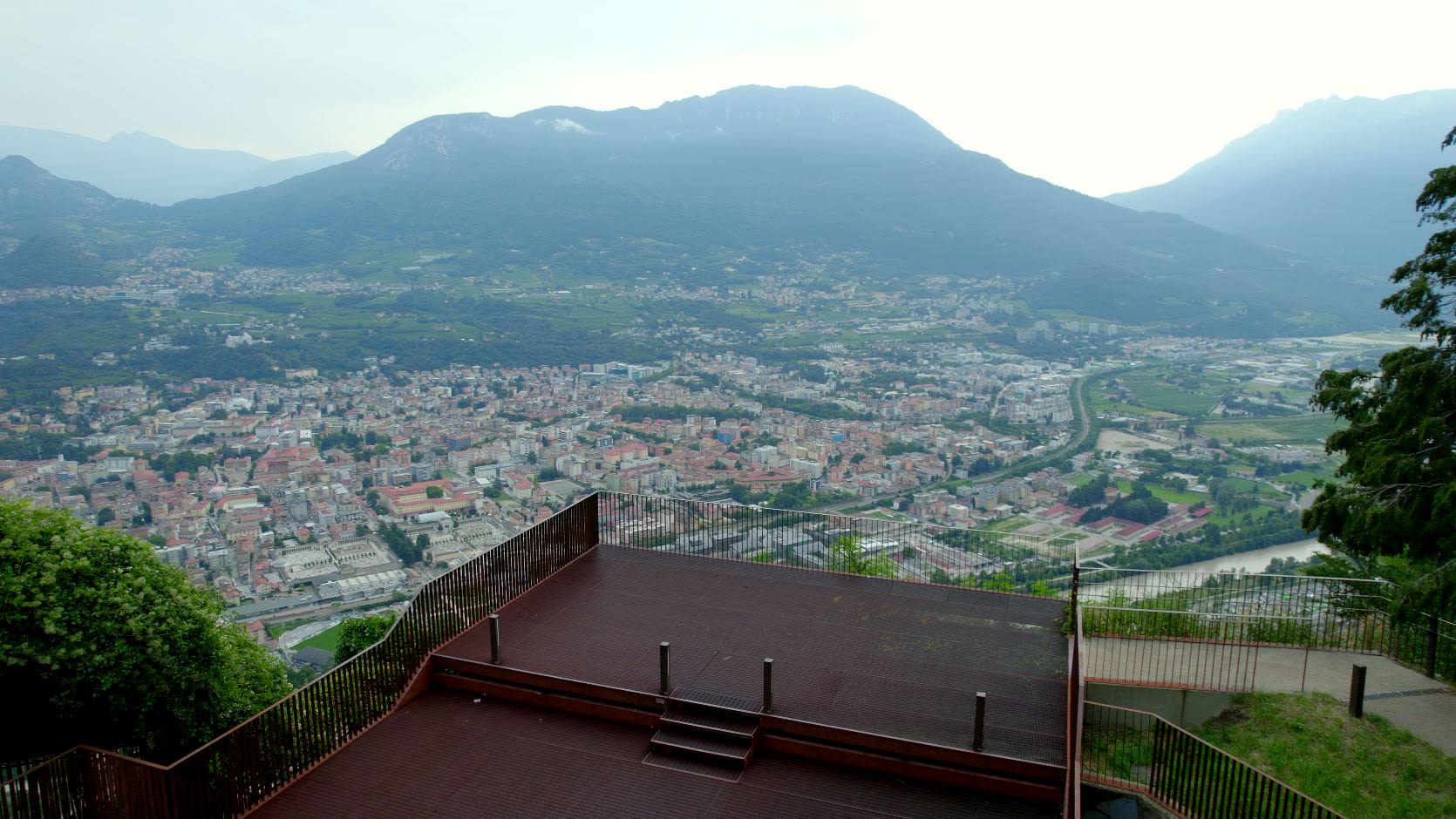 Trento from Sardagna. /CGTN Europe