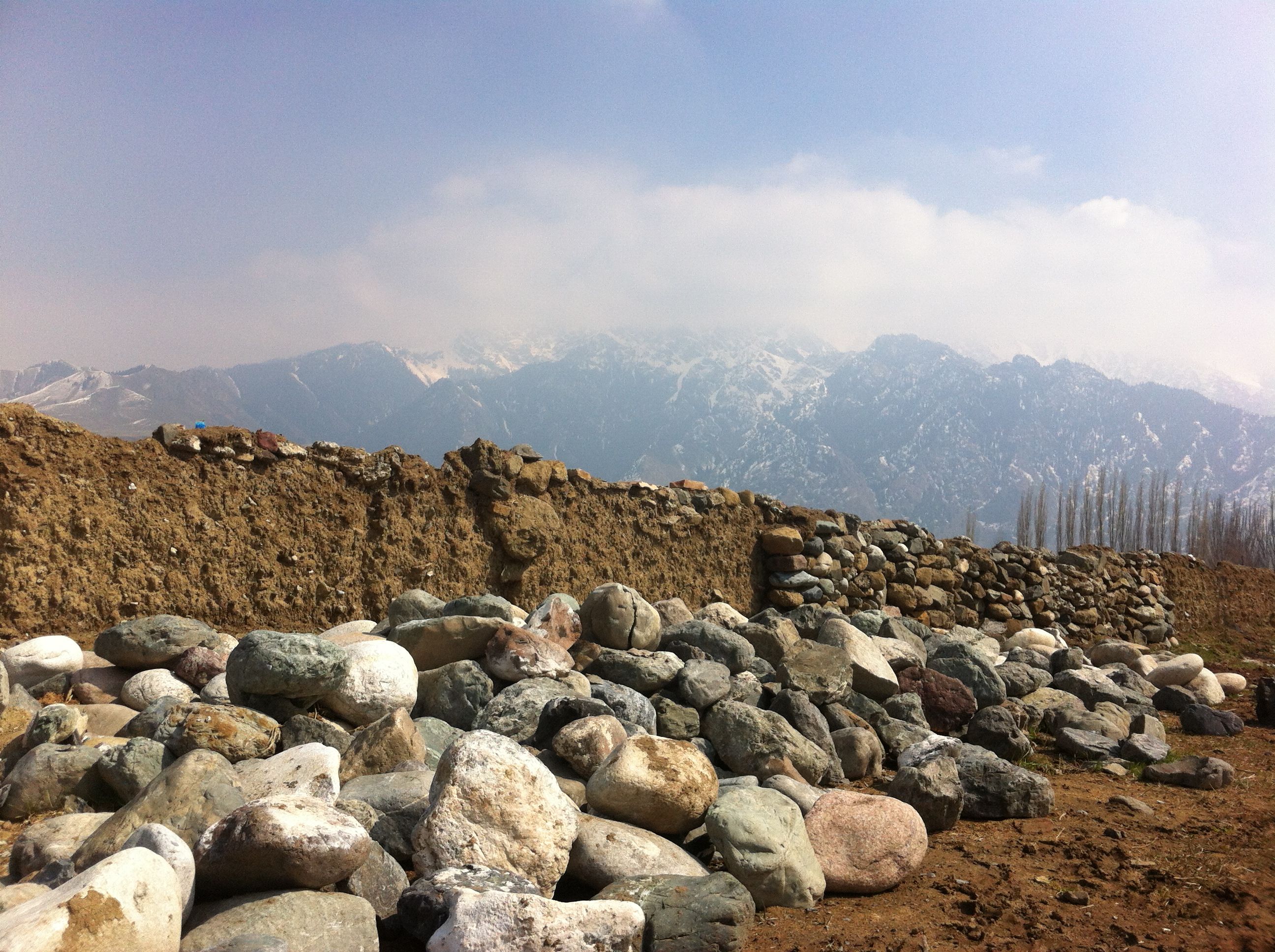 The Tian Shan mountains in western Xinjiang.