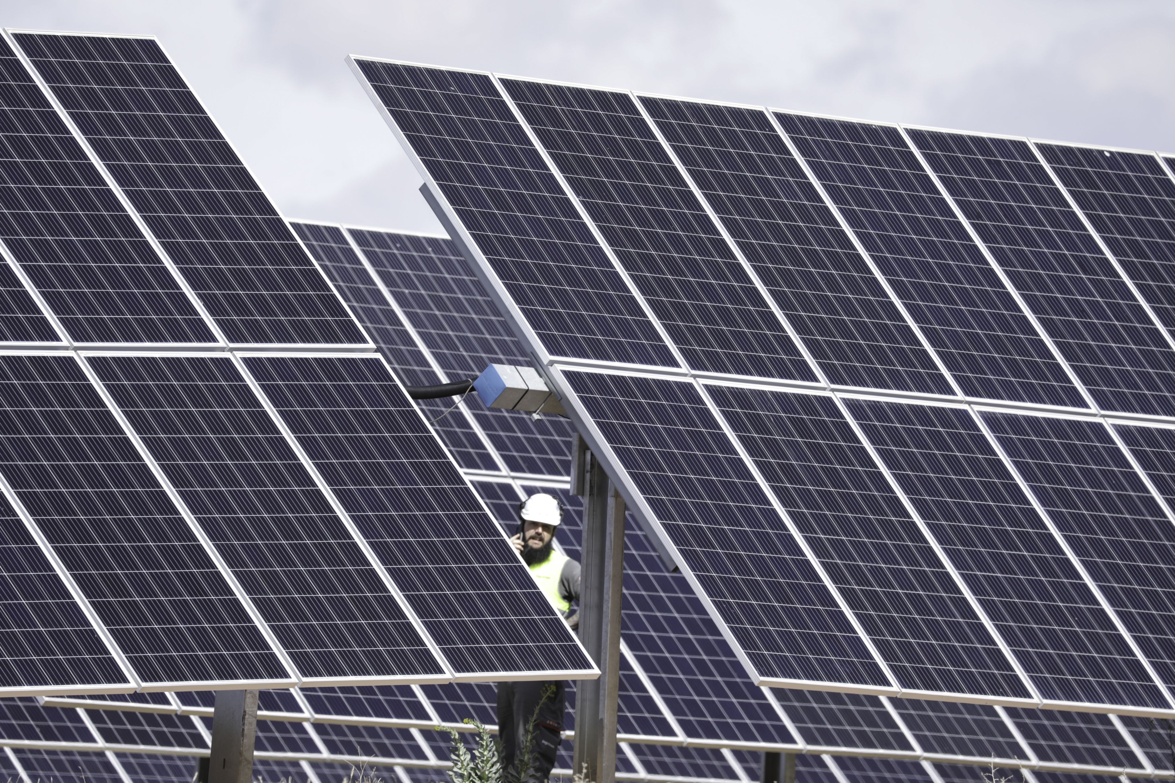 Solar panels, Segovia, Spain