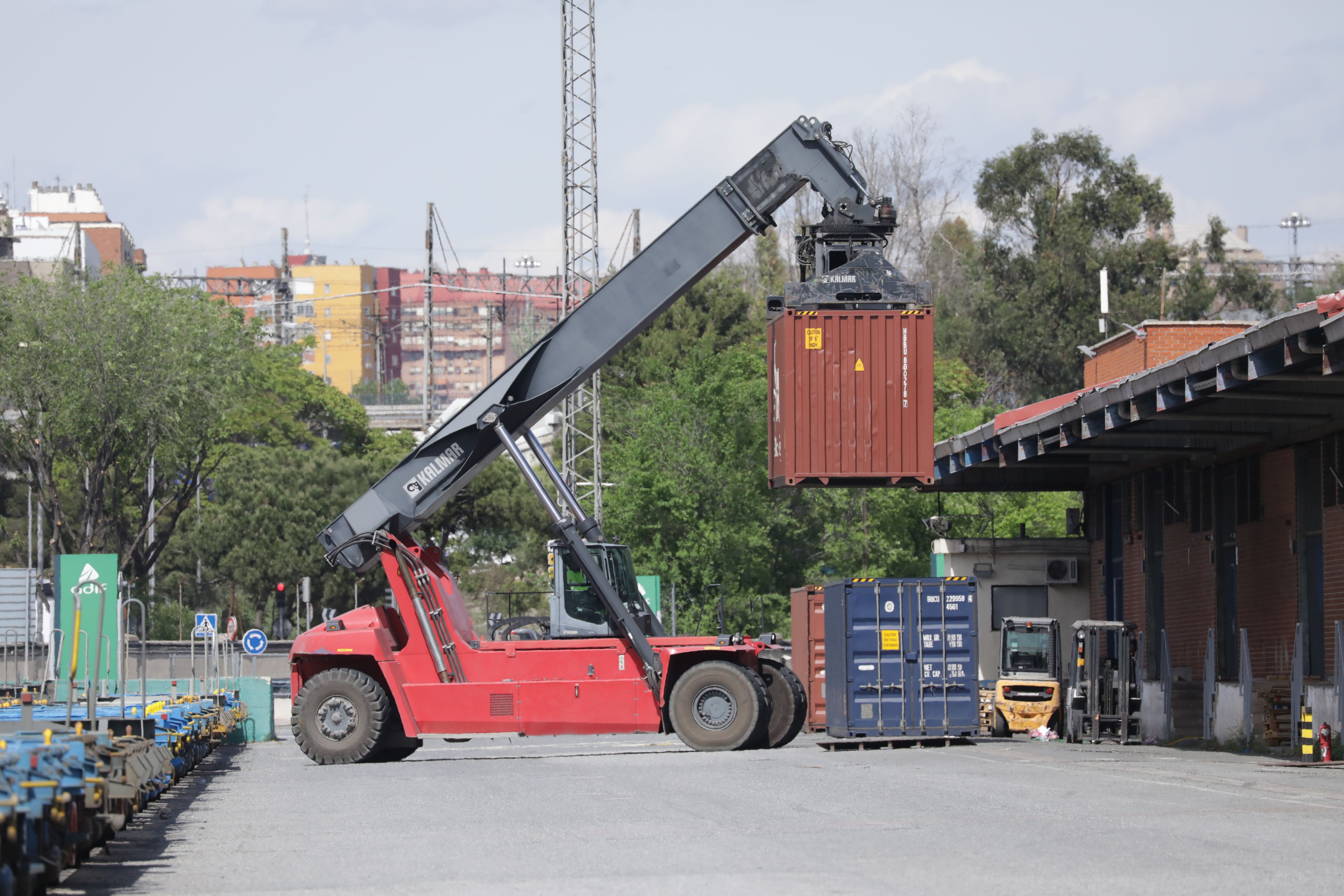 Abronigal rail terminus in Madrid, Spain