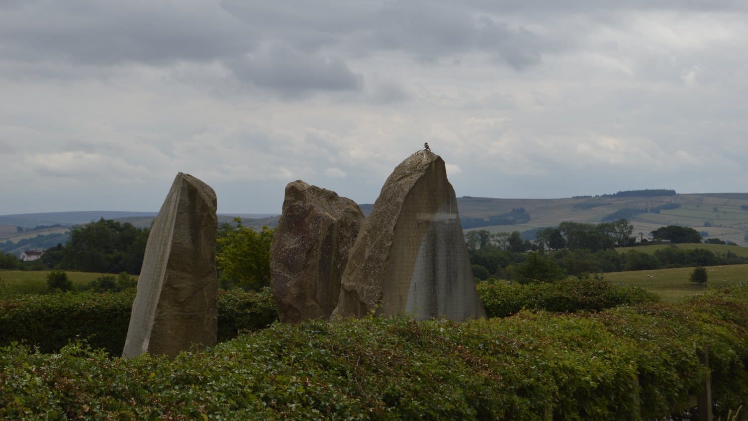 ...and the dead can be commemorated by a communal memorial stone. /Tarn Moor Memorial Woodland