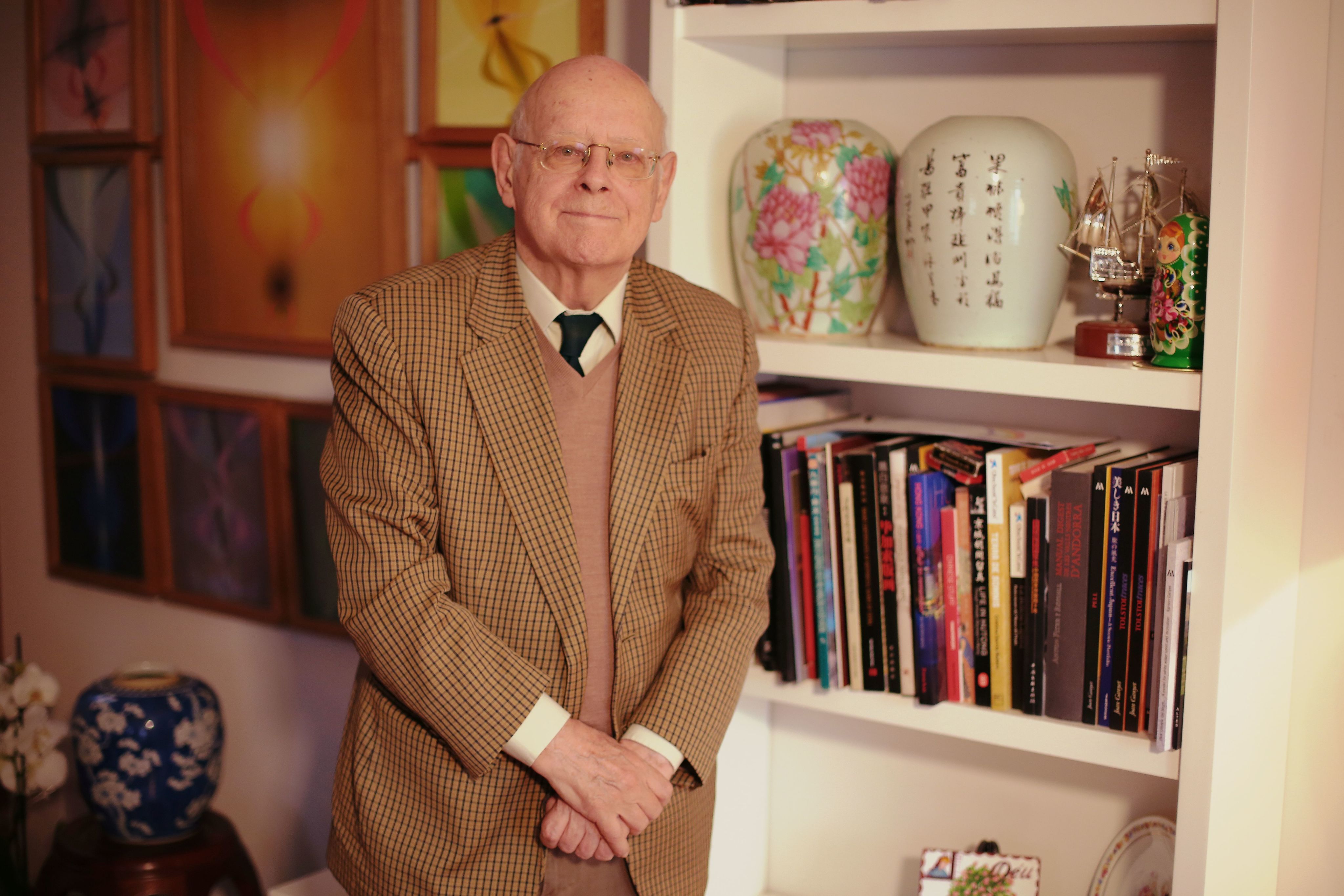 Eugene Bregolat at his home