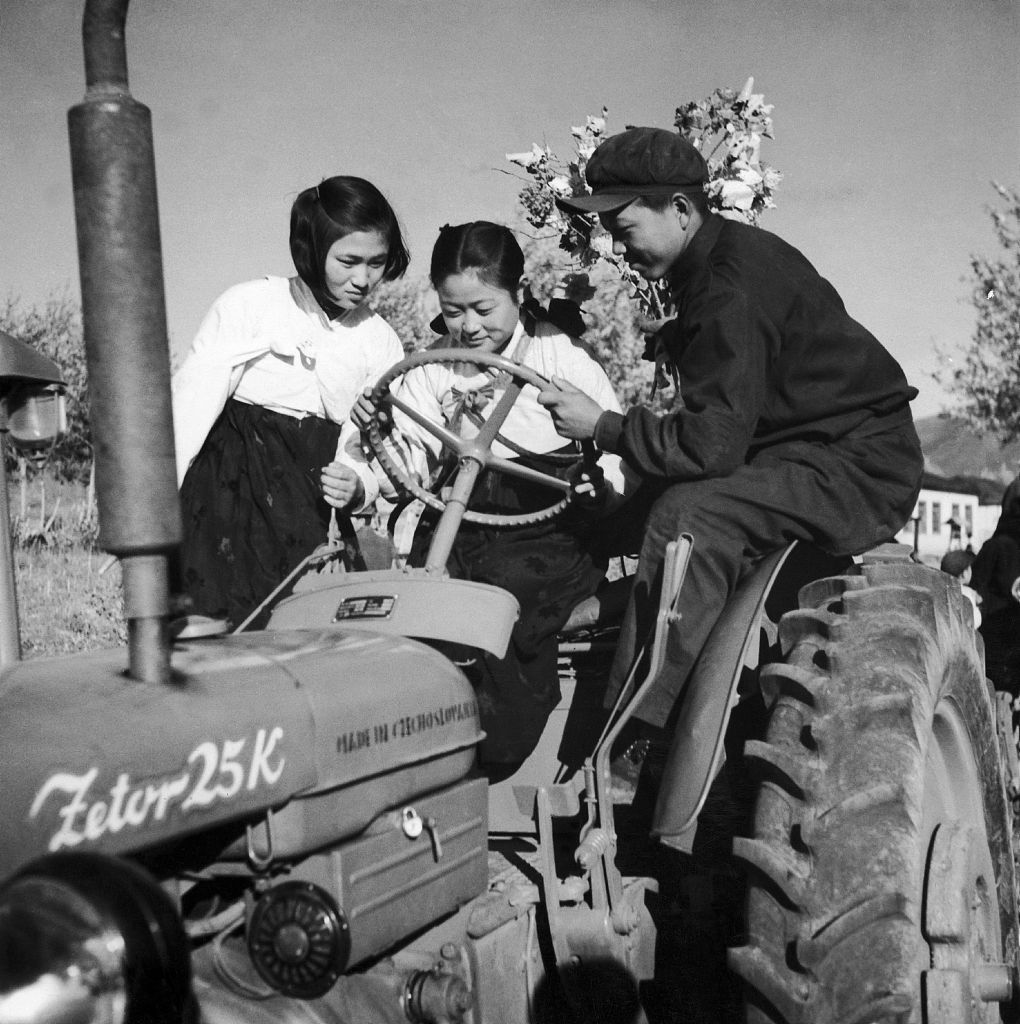 China mechanized agriculture rapidly.