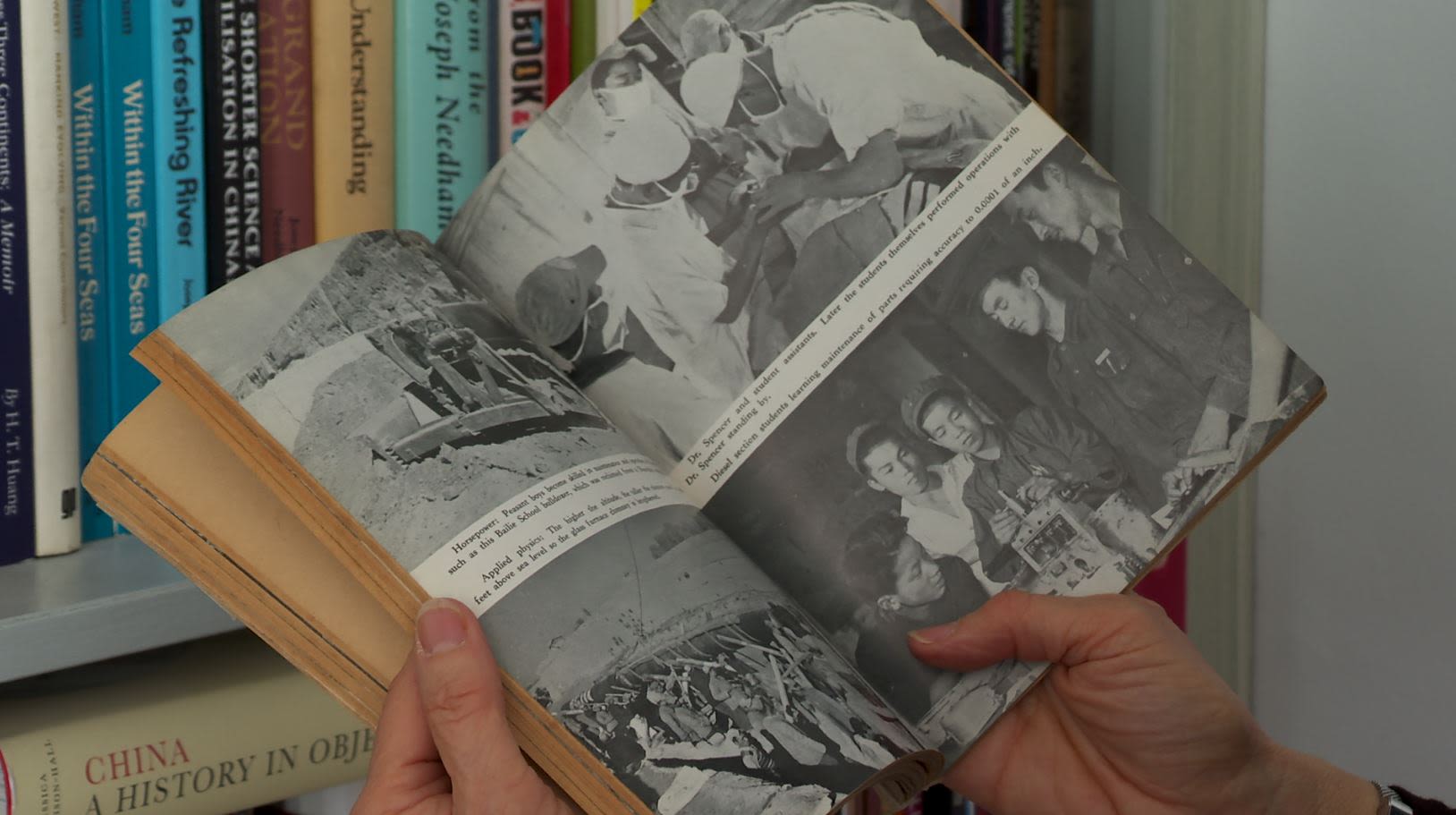 Pictures of students in Rewi Alley's book Yo Banfa (There is a way). /CGTN