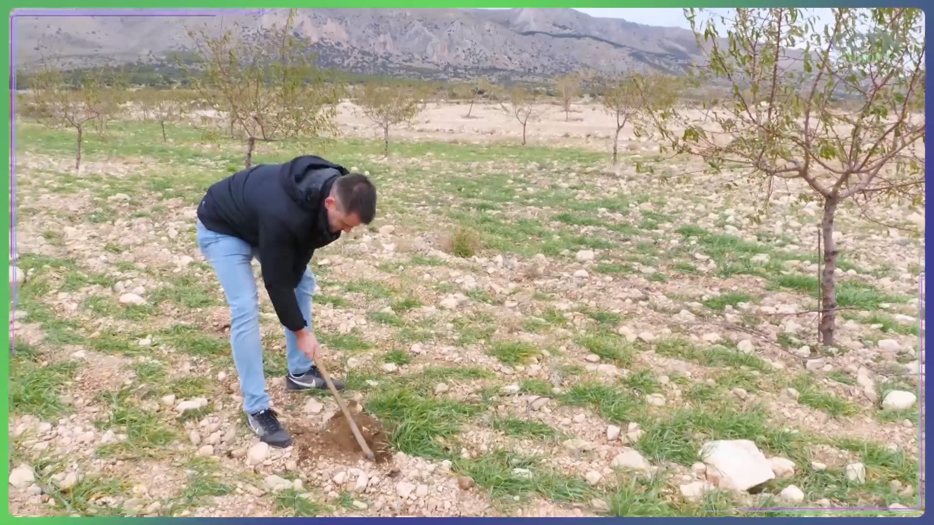 Fighting desertification is a hard row to hoe. /CGTN