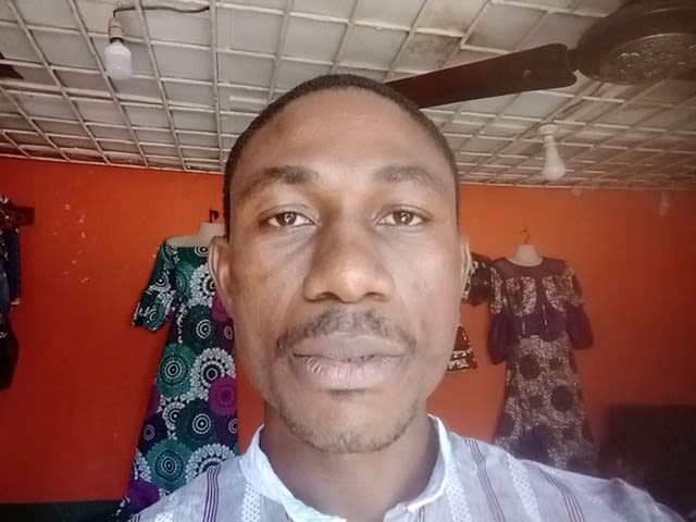 Tailor's workshops typify the Nigerian determination to reuse materials.