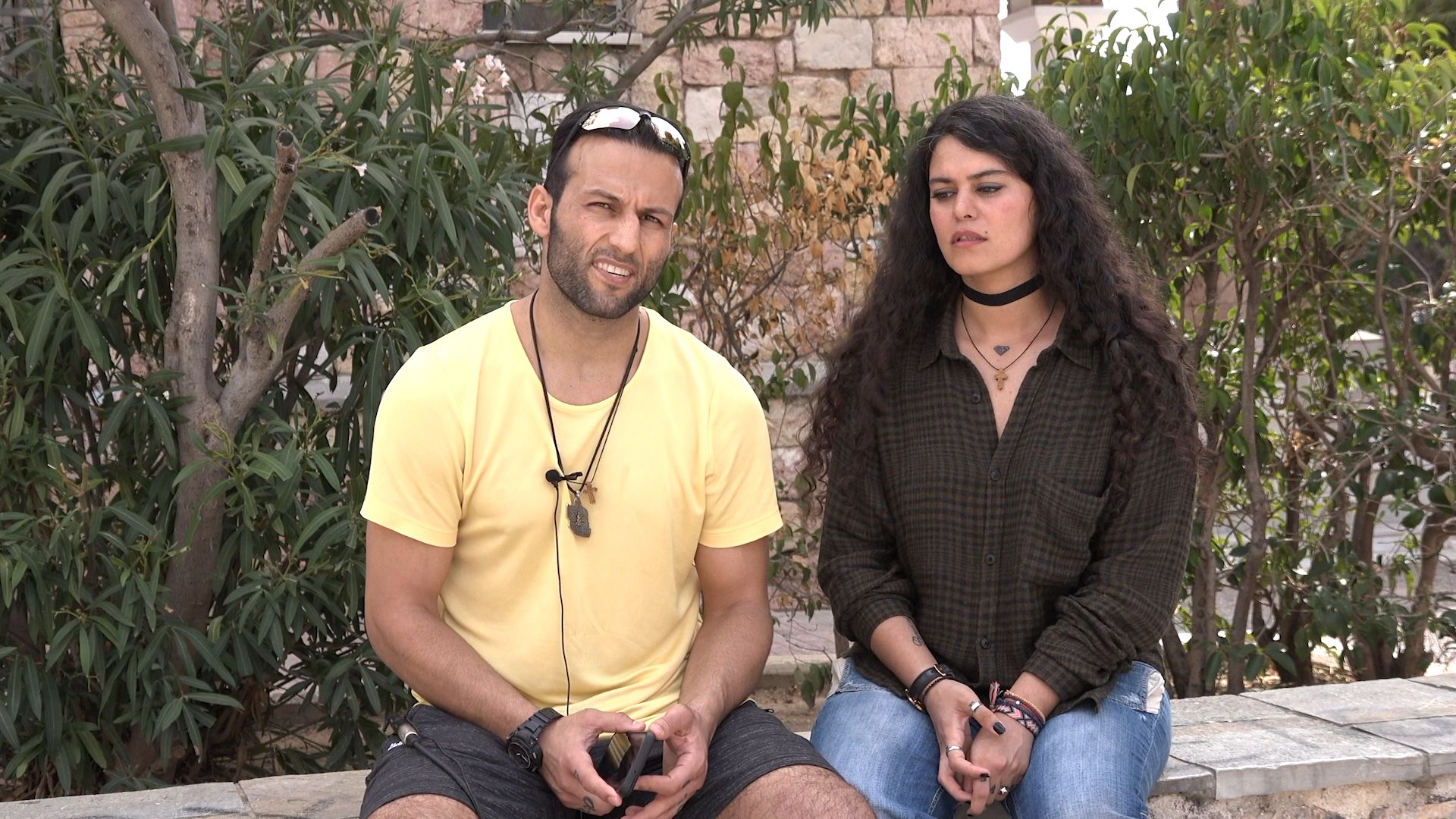 A year on, the couple are living in Athens and making a new life.