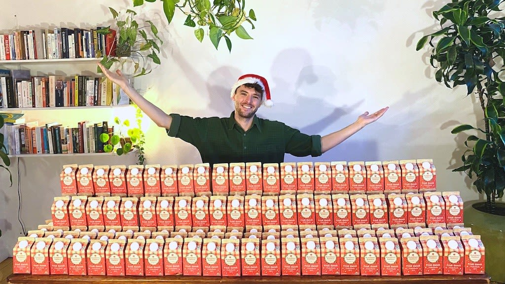 One Christmas, Homewood rescued 305 cartons of cream from dumpsters.