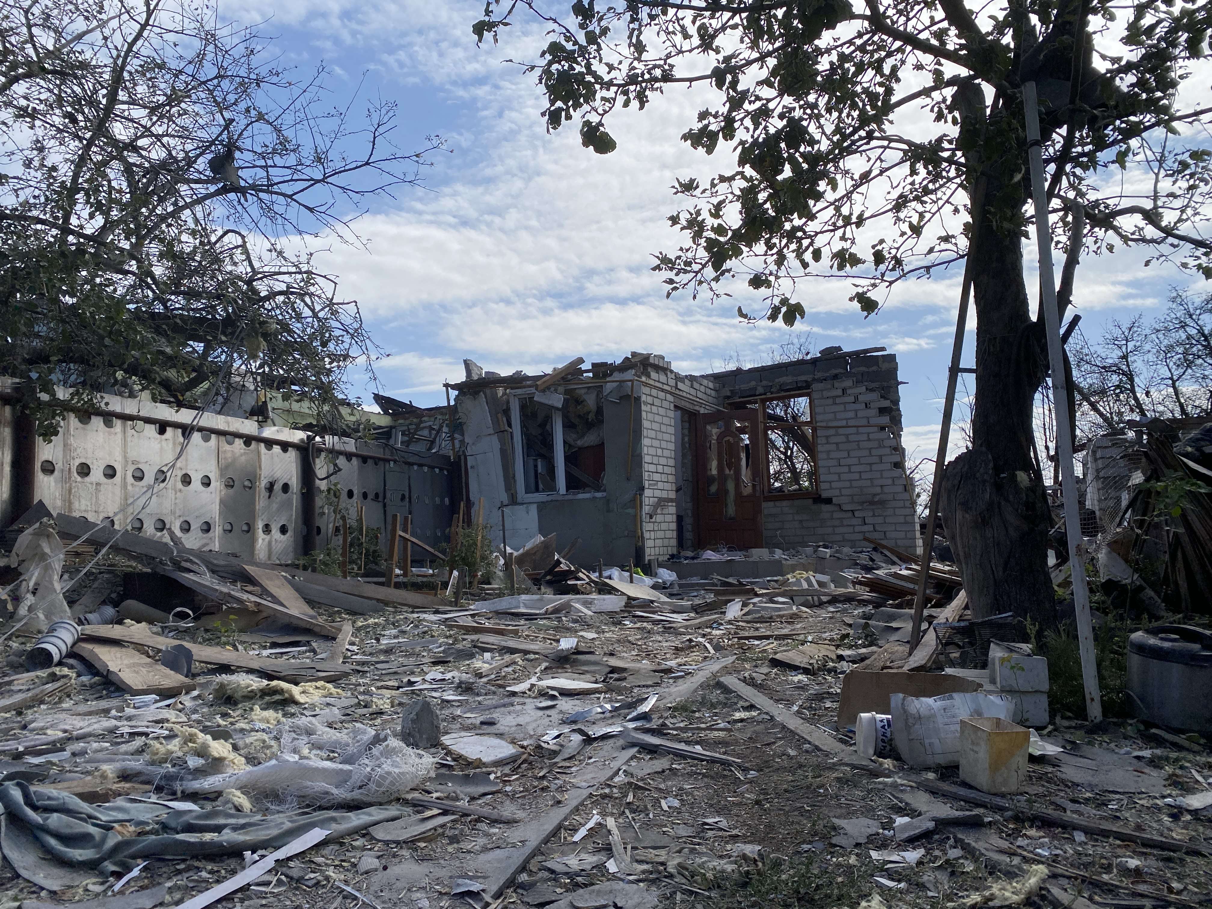 A village north of Kharkiv.