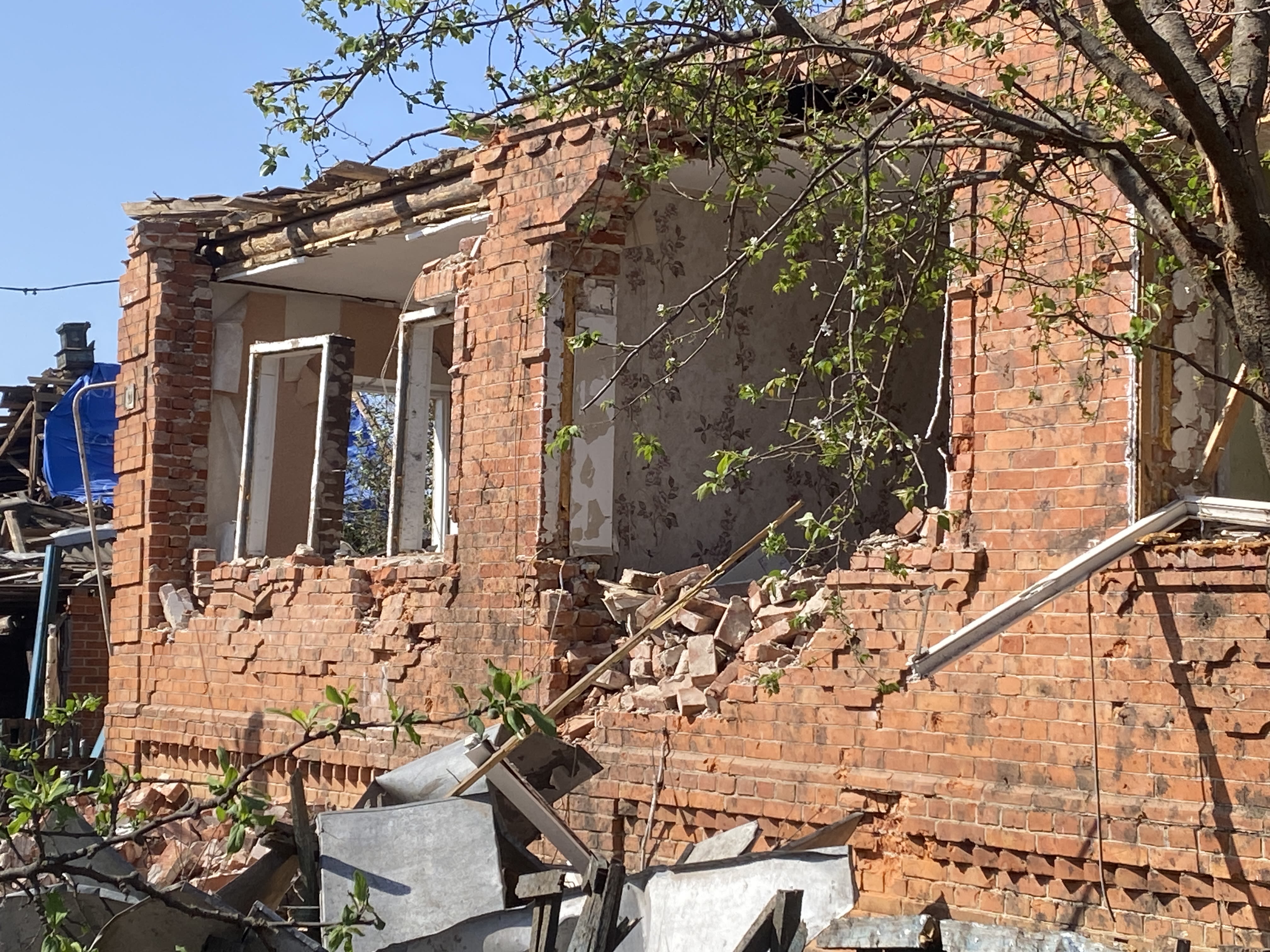 Khotin, a village near the Russian border.