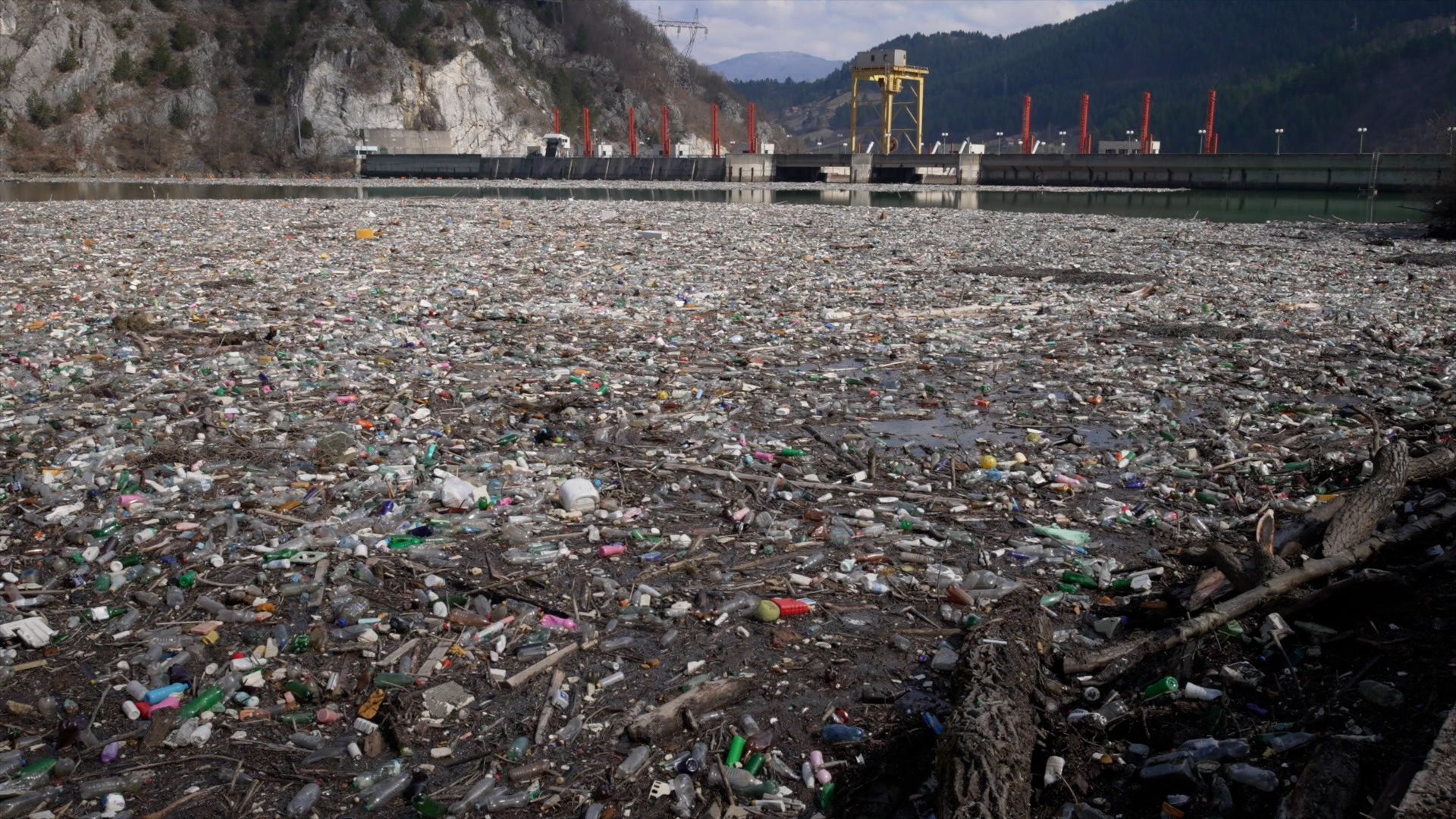 ...but it carries trash from overflowing landfills.